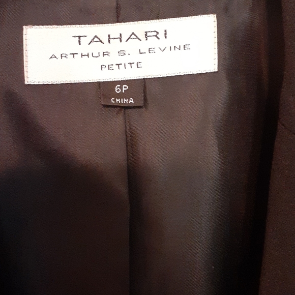 Tahari Blazer Petite Single Button - Picture 2 of 6